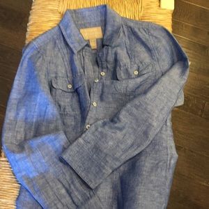 Banana Republic linen cotton shirt